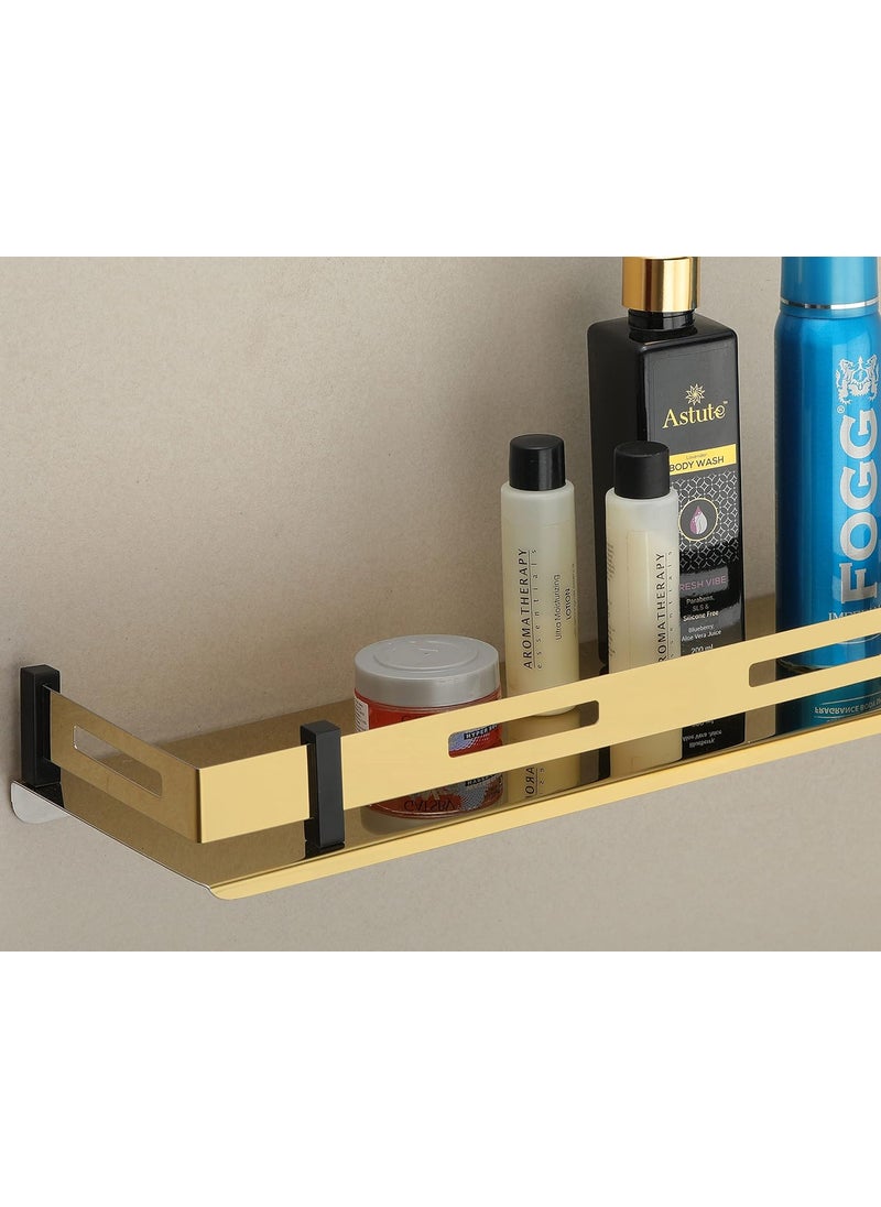 iSTAR iSTAR Stainless Steel Bathroom Shelf/Kitchen Shelf/Bathroom Shelf and Rack/Bathroom Accessories Silver Stainless Steel Wall Shelf  - Image 3