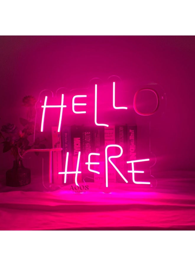 Trinx Hello There Hell Here 24" Led Neon Sign  - Image 2