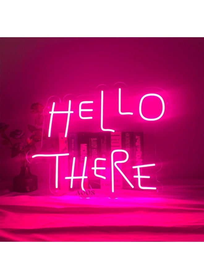 Trinx Hello There Hell Here 24" Led Neon Sign  - Image 3