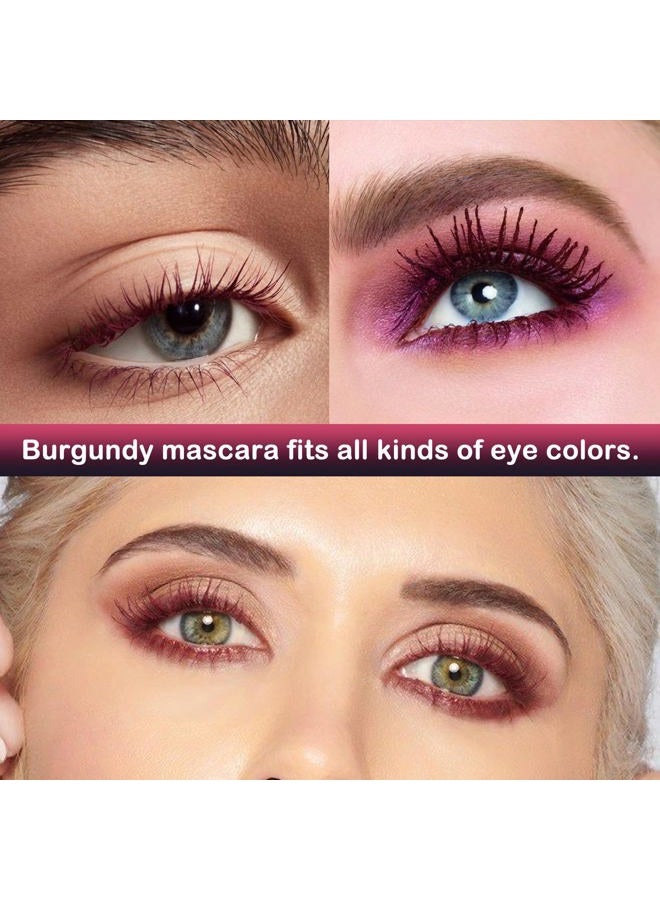 Maydear Waterproof Color Mascara, Longlasting, Smudge-Proof, Voluminous and Charming Mascara, Multiple colors available–DARK purple - Image 4