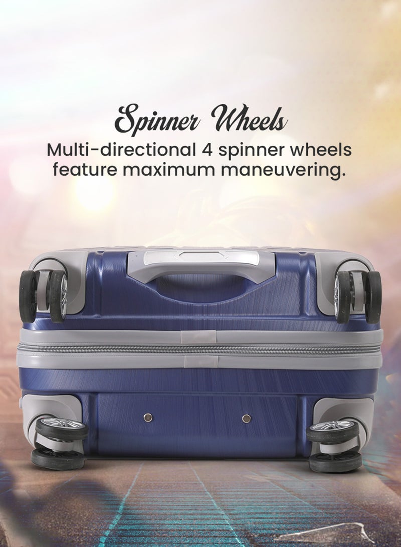 STARLIFE 3 Piece ABS Hard side Trolley Luggage Set Spinner Wheels with Number Lock 20/24/30 Inch - Image 5