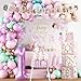 LANGASQUE Fairy First Birthday Decorations 167Pcs Floral Fairy Themed 1st birthday Party Decorations Include Banner Balloon Arch Kit Boxes Backdrop Cake Topper Paper Tassels for Birthday Party Decorations - Image 2