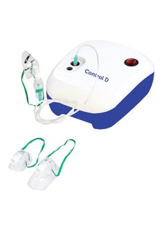 Control D Neb112 Respiratory Nebulizer With Complete Kit For Kids & Adults Nebulizer (White, Blue)  - Image 1