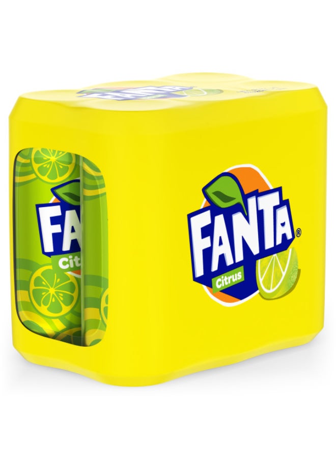 Fanta Citrus Carbonated Soft Drink Cans 6 x 320ml - Image 1