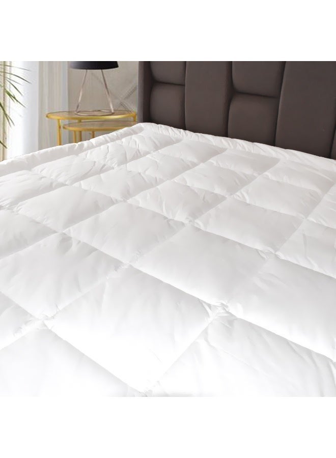 Ferrucci Hotel Bed Mattress Topper, 200x200x8+40cm - Image 3