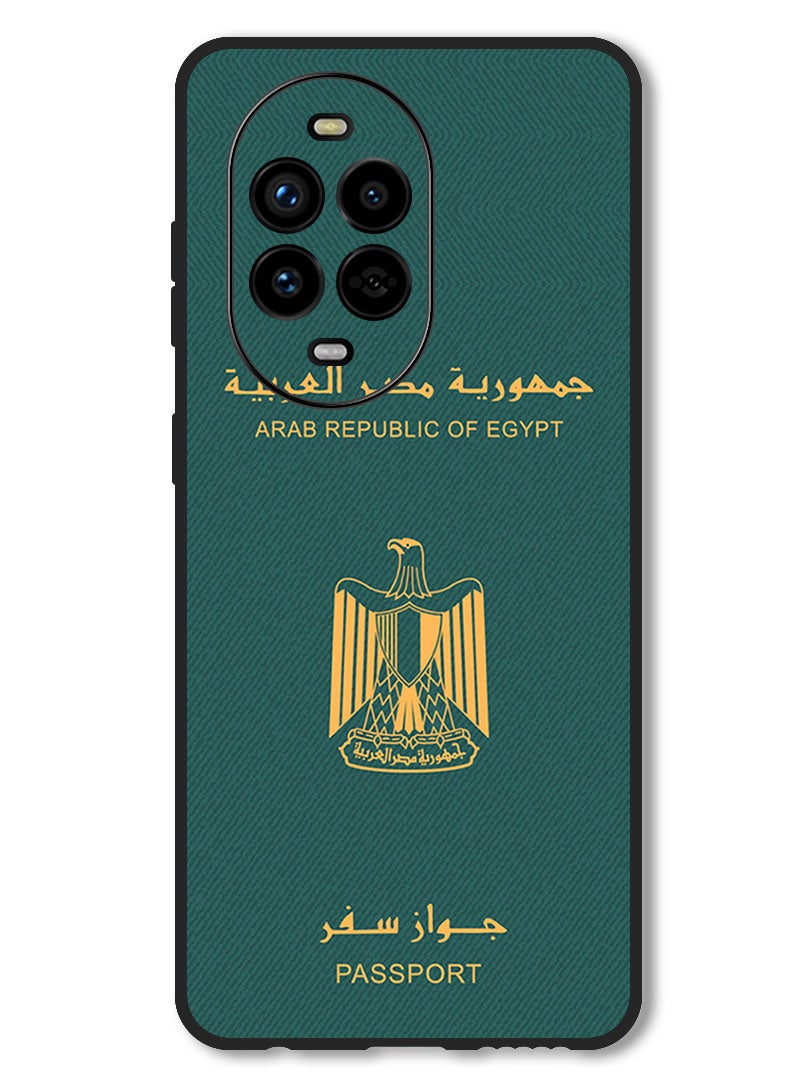 Theodor Case Compatible with Huawei Nova 13 Pro Protection Shockproof Bumper Cover Egypt Passport - Image 1