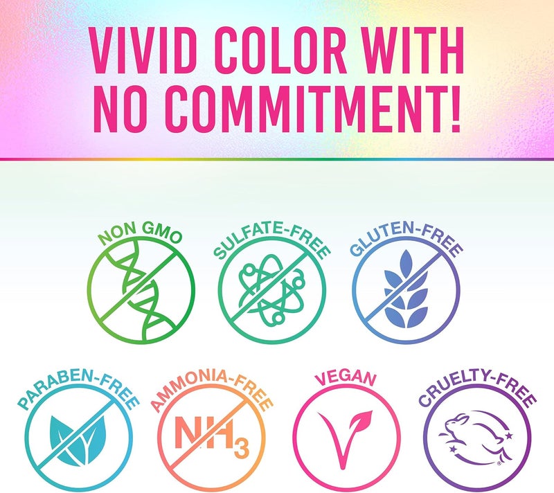 Punky Colour Temporary Hair Color Spray in Lynx Pink - Fast-Drying, Non-Sticky, Non-Damaging Hair Dye, 3.5 oz - Image 4