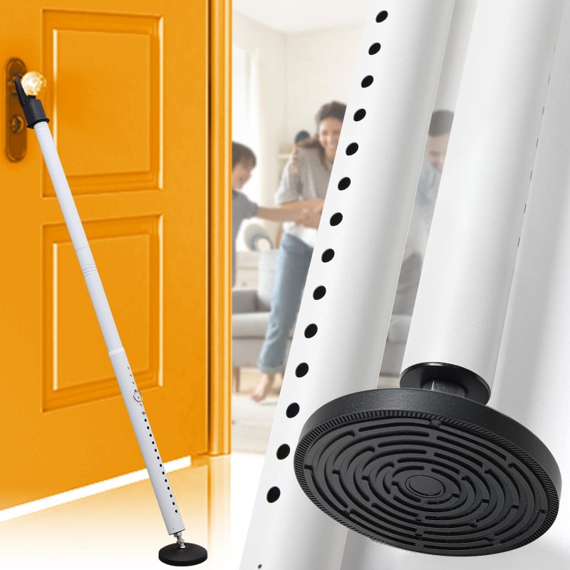 Wefaith Door Security Bar â€“ 600LB Heavy Duty Anti-Slip Door Stopper Jammer Stick,Adjustable 24.5â€“50.7'' Lock Blocker for Home,Apartment&Travel,Portable for Hinged Front & Sliding Patio Doors - Image 1