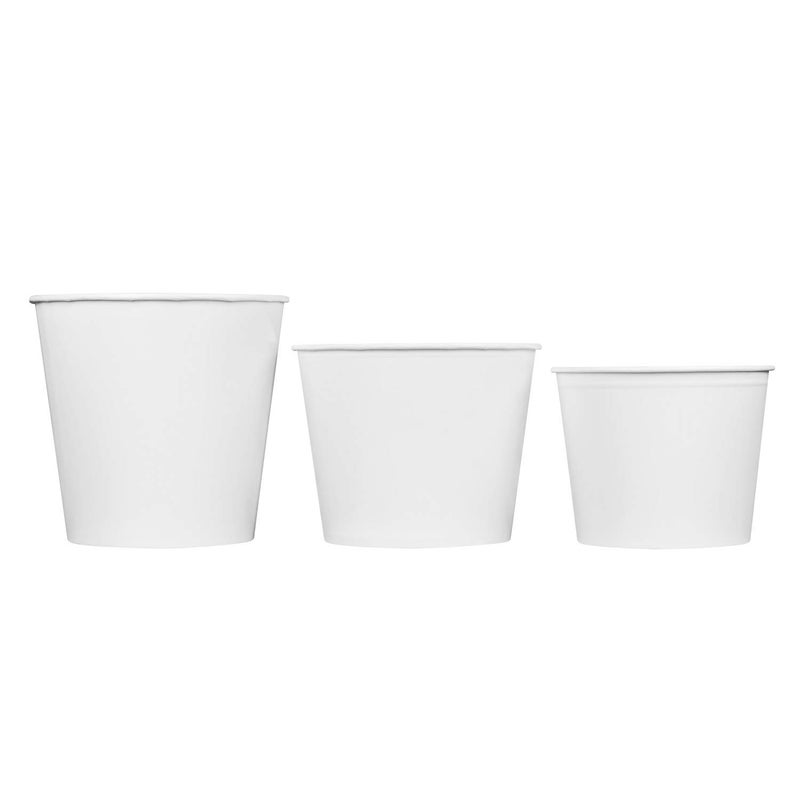 Karat C-FB85W_Bundle (189mm) 85 oz Food Buckets with Paper Lids (Case of 180) - Image 5