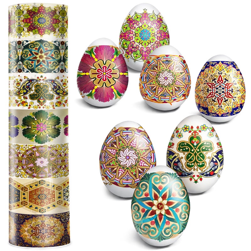 Diximus Thermo Heat Shrink Sleeve Decoration Easter Egg Wraps Pysanka Pysanky Patterns - Image 2