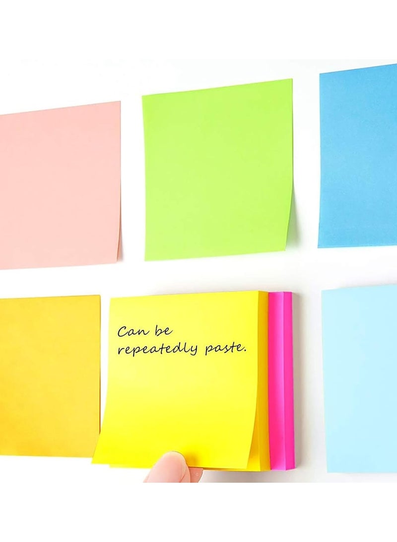 Sadaf 250-Sheet Sticky Notes 2x2 Inch Size Multicolour - Image 3
