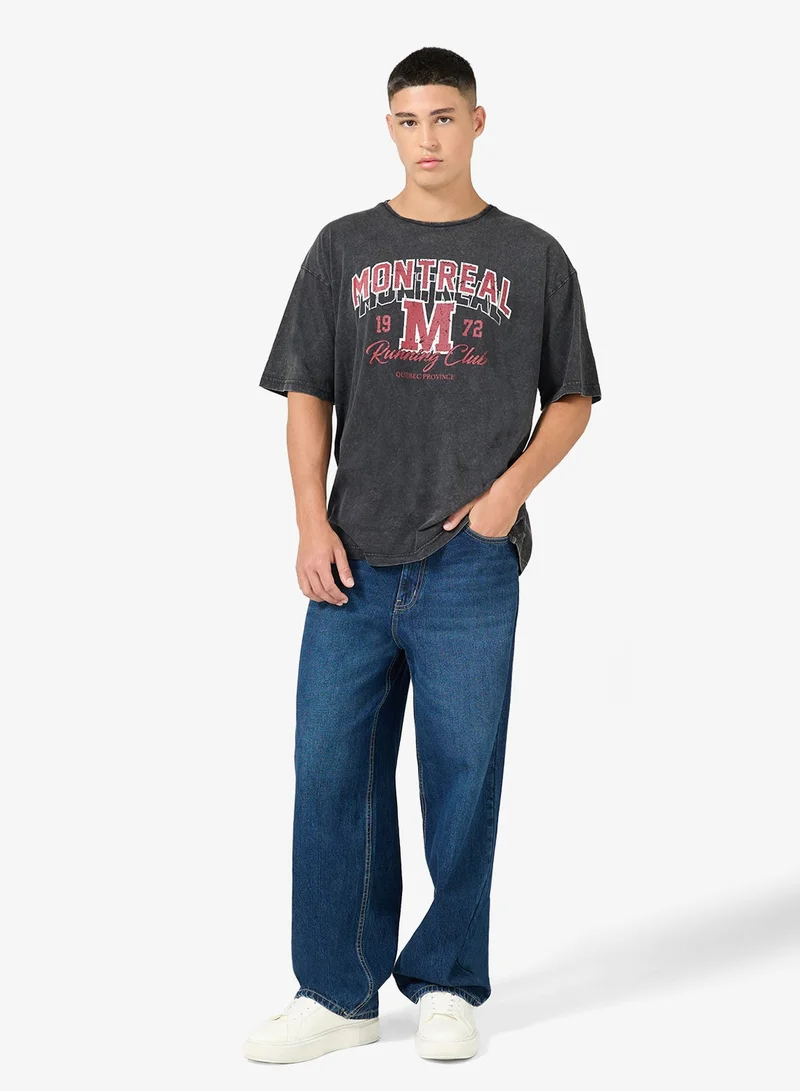 BRAVE SOUL  Oversized T-Shirt for Men | Best Price UAE