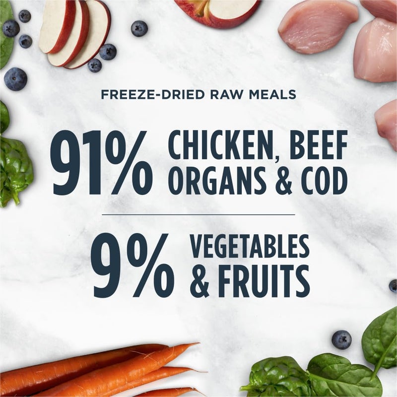 Instinct Raw Meals Freeze-Dried Kitten Chicken Cat Food, 9.5 oz. Bag - Image 5