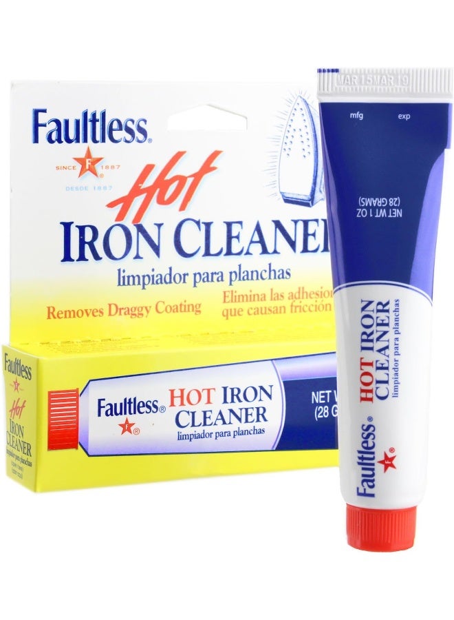 Faultless Starch Hot Iron Cleaner, 28g - Effective Residue Remover for Iron Soleplates - Image 4
