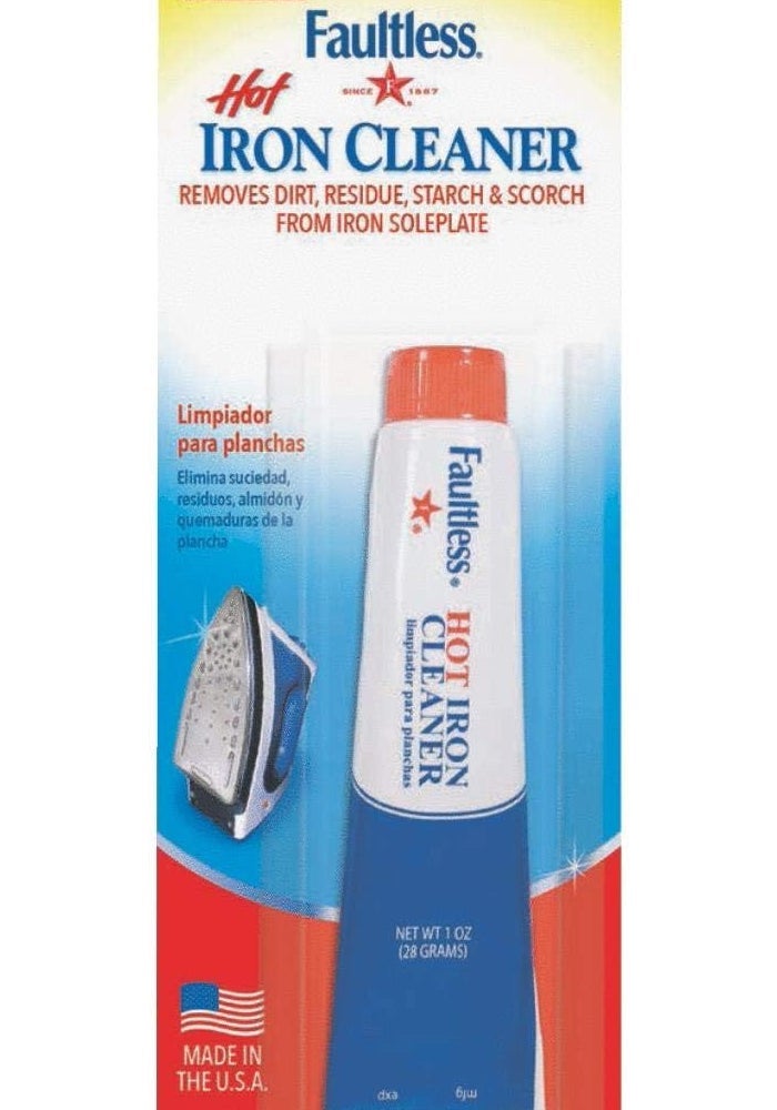 Faultless Starch Hot Iron Cleaner, 28g - Effective Residue Remover for Iron Soleplates - Image 3