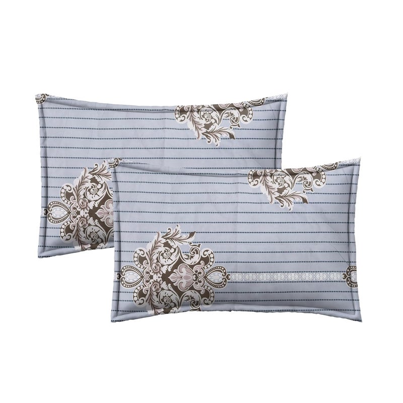 RUSTIC LINEN Super Soft Brushed Microfiber Cotton King Size Bedsheet 108X108 inches with 2 Pillow Covers - Image 3