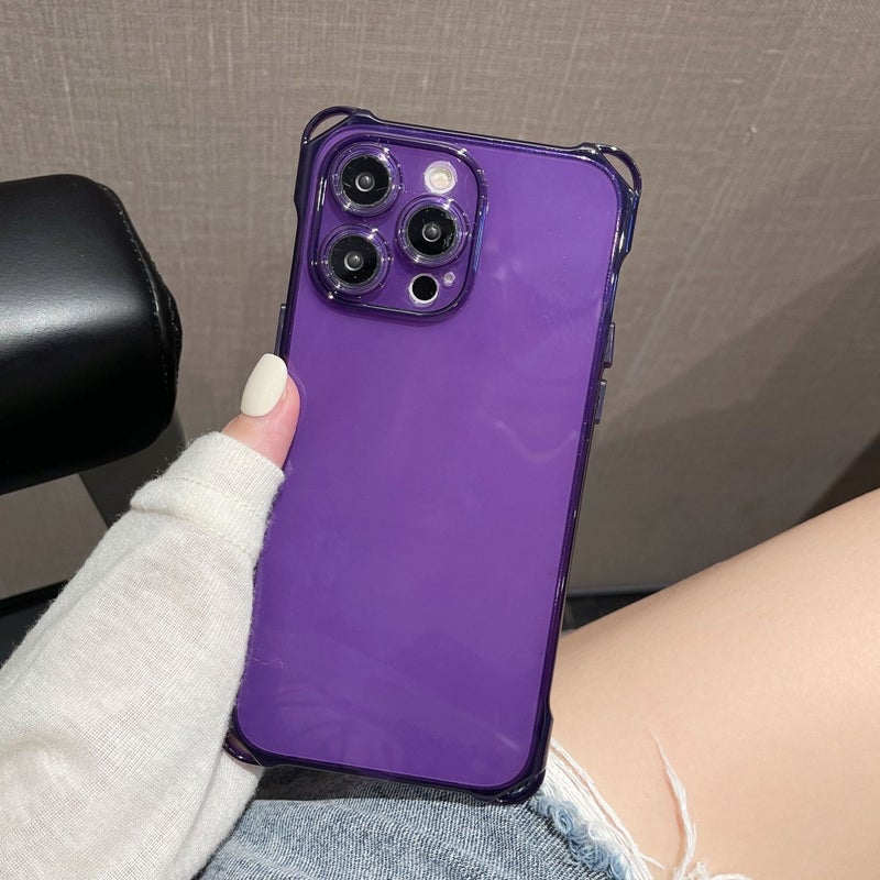 Four-Corner Hanging Hole Suitable for Apple 17 Phone Case 16 Transparent Color Independent Button Ultra-Soft 13 DIY Material Google 9 Samsung - Image 1