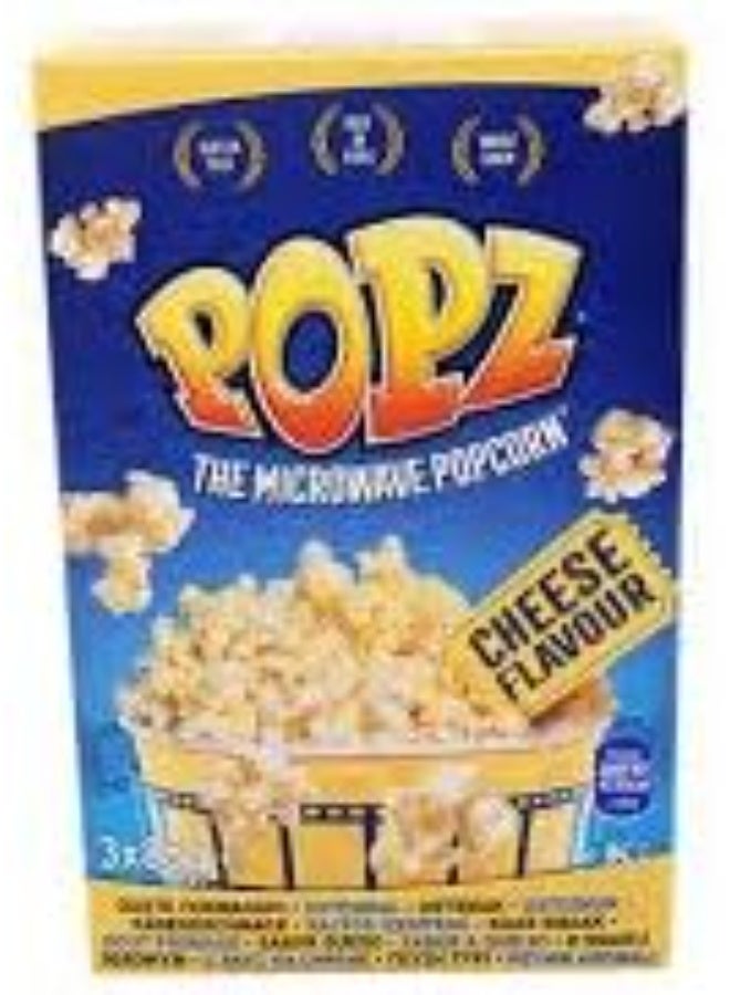 Popz Microwave Popcorn, Delicious Cheese Flavour, Quick & Easy Snack - Image 5
