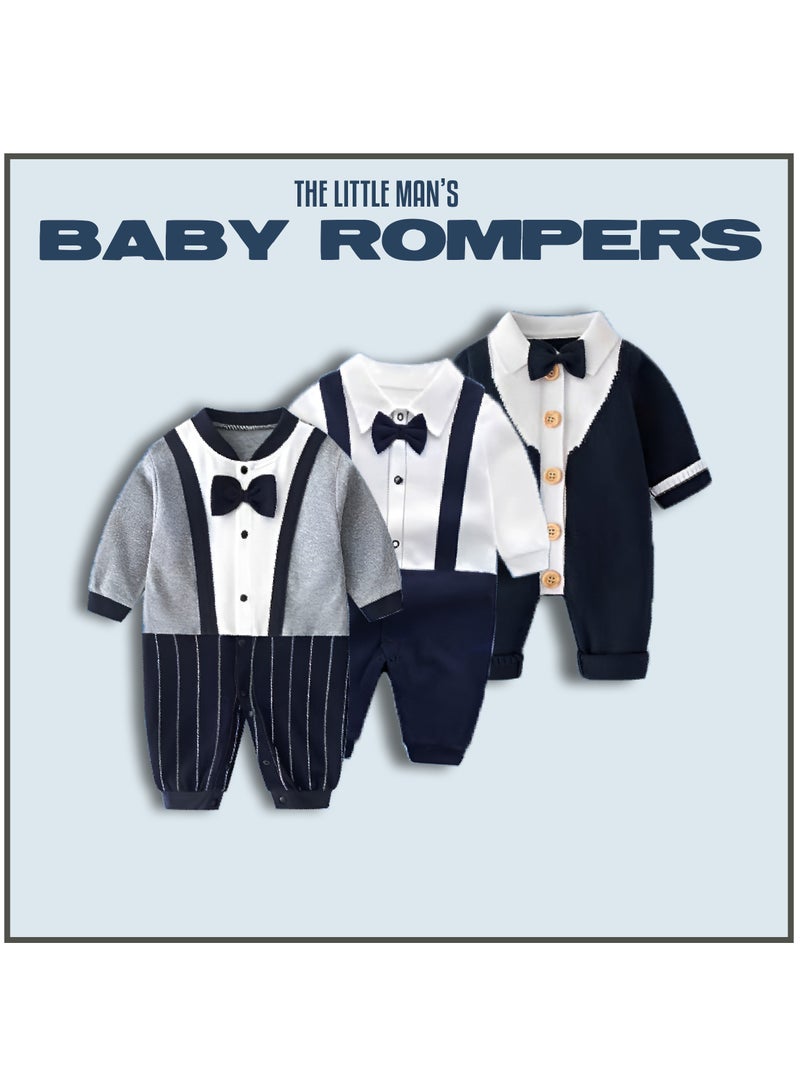 Newborn Baby Luxury Giftset for Boys in Premium Suitcase with Jumpsuits 9 in 1 - Image 4