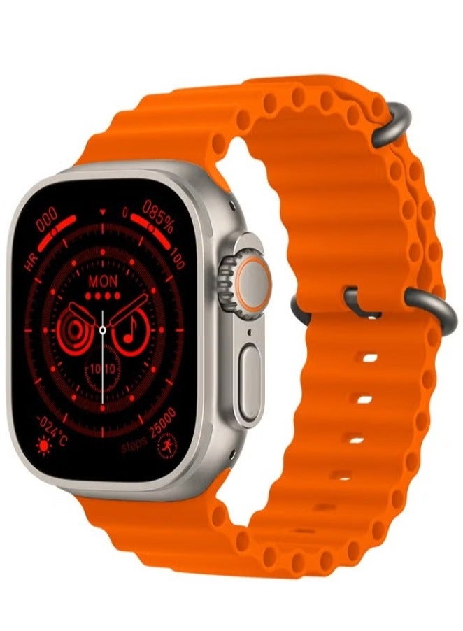 NEW HW68 Ultra Smart Watch for Men - 49mm HD Screen with Compass & NFC - Image 1