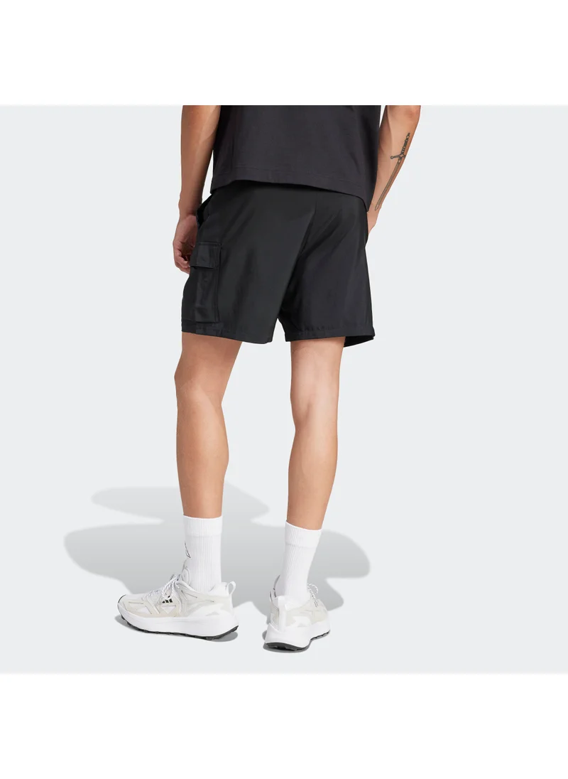 اديداس Essential Small Logo Cargo Chelsea Shorts