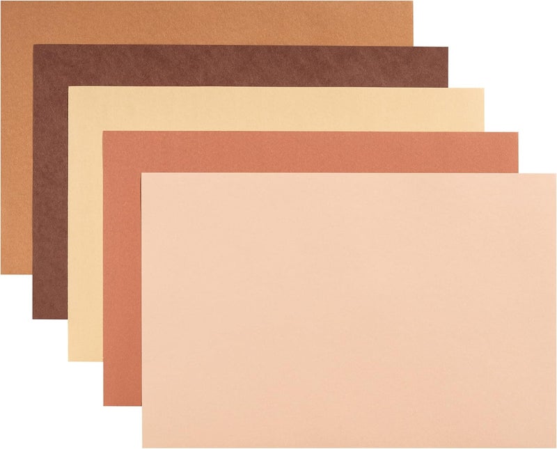 Prang (Formerly SunWorks) Shades of Me Construction Paper, 5 Assorted Skin Tone Colors, 12" x 18", 50 Sheets - Image 3
