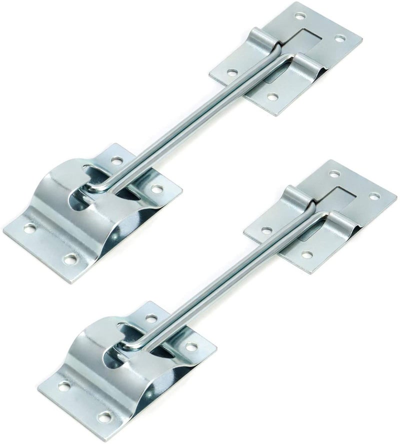 HCLLPS 2 Set 6 Inches T Style Entry Door Latch Catch Holder Galvanized Iron for RV Camp Sturdy Durable Easy Installation Safe and Secure Multipurpose - Image 3