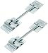 HCLLPS 2 Set 6 Inches T Style Entry Door Latch Catch Holder Galvanized Iron for RV Camp Sturdy Durable Easy Installation Safe and Secure Multipurpose - Image 2