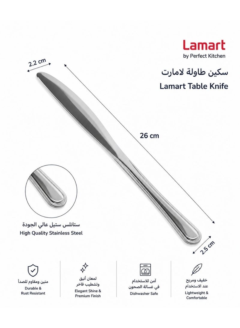 Lamart 2Pcs Set Of Table Knives 22 Cm - Image 3