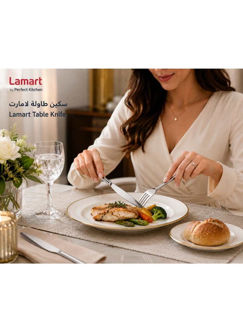 Lamart 2Pcs Set Of Table Knives 22 Cm - Image 2
