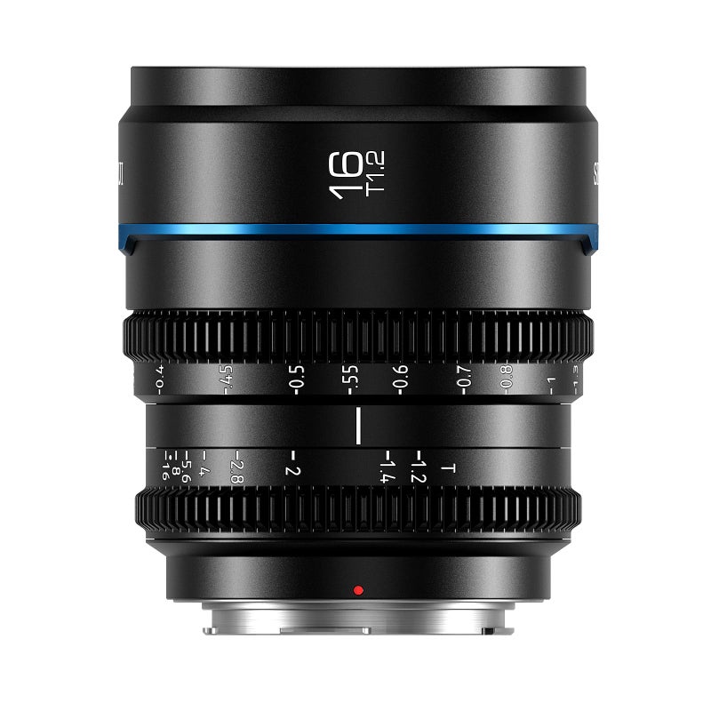 SIRUI Night Walker 16 mm Cine Lens with Manual Focus, T1.2 Large Aperture S35 Frame Wide Angle Prime Lens for RF Mount Cameras, for R7, R10, C70, R50 (MS16R-B, RF Mount, Black) - Image 1