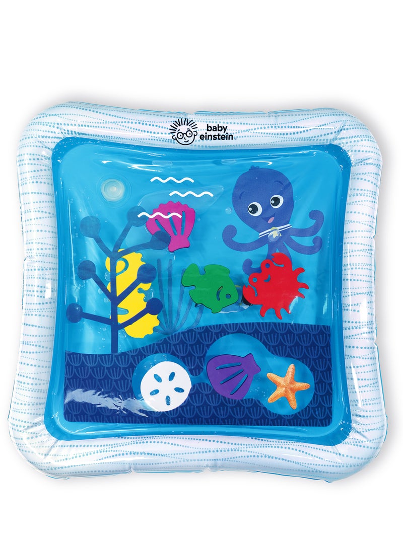 Baby Einstein Opus’s Ocean of Discovery Tummy Time Water Mat, Play mat, Seated play and tummy time, Newborn and Up - Image 1