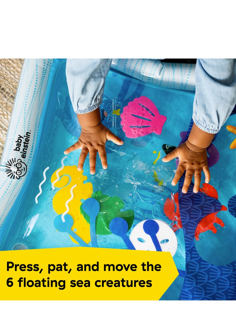Baby Einstein Opus’s Ocean of Discovery Tummy Time Water Mat, Play mat, Seated play and tummy time, Newborn and Up - Image 2