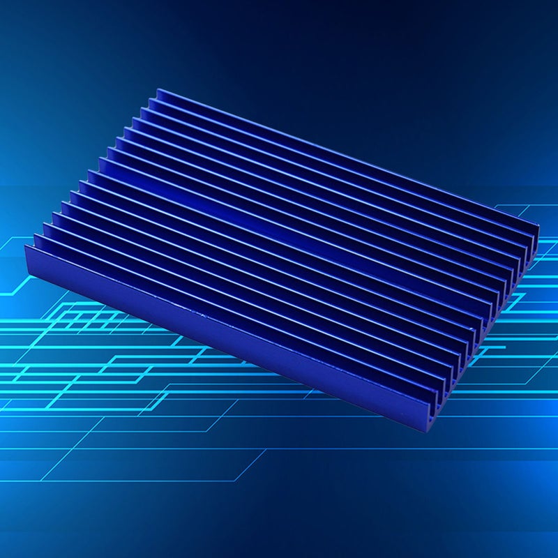 2pcs Aluminum Alloy Heat Sink Radiator Plate Cooling Block for PCB IC Chip - 100x60x10mm ( ) - Image 5