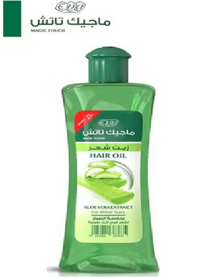 Magic Touch - Hair Oil Aloe Vera Extract For All Hair Types 180ml - Image 1
