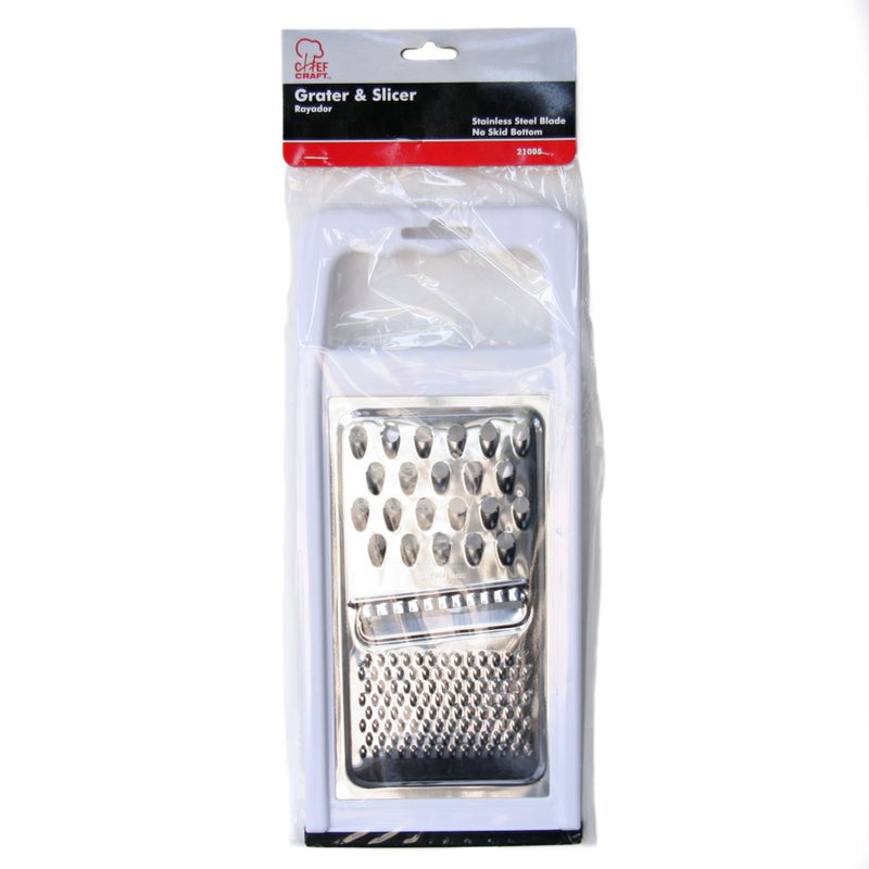 Chef Craft Select Stainless Steel Grater, 5 x 11 inch 1 piece, White - Image 2