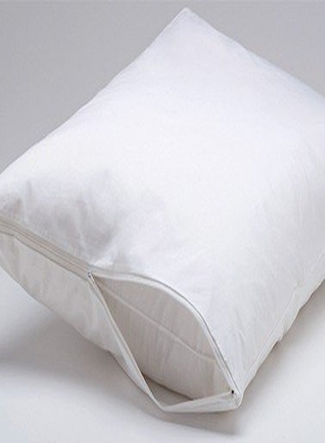 Eco Living Friendly Evolon Pillow Protector |King Zippered Encasement | Sleep Safe Zipper Cover - Image 3