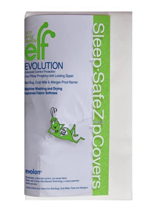 Eco Living Friendly Evolon Pillow Protector |King Zippered Encasement | Sleep Safe Zipper Cover - Image 2