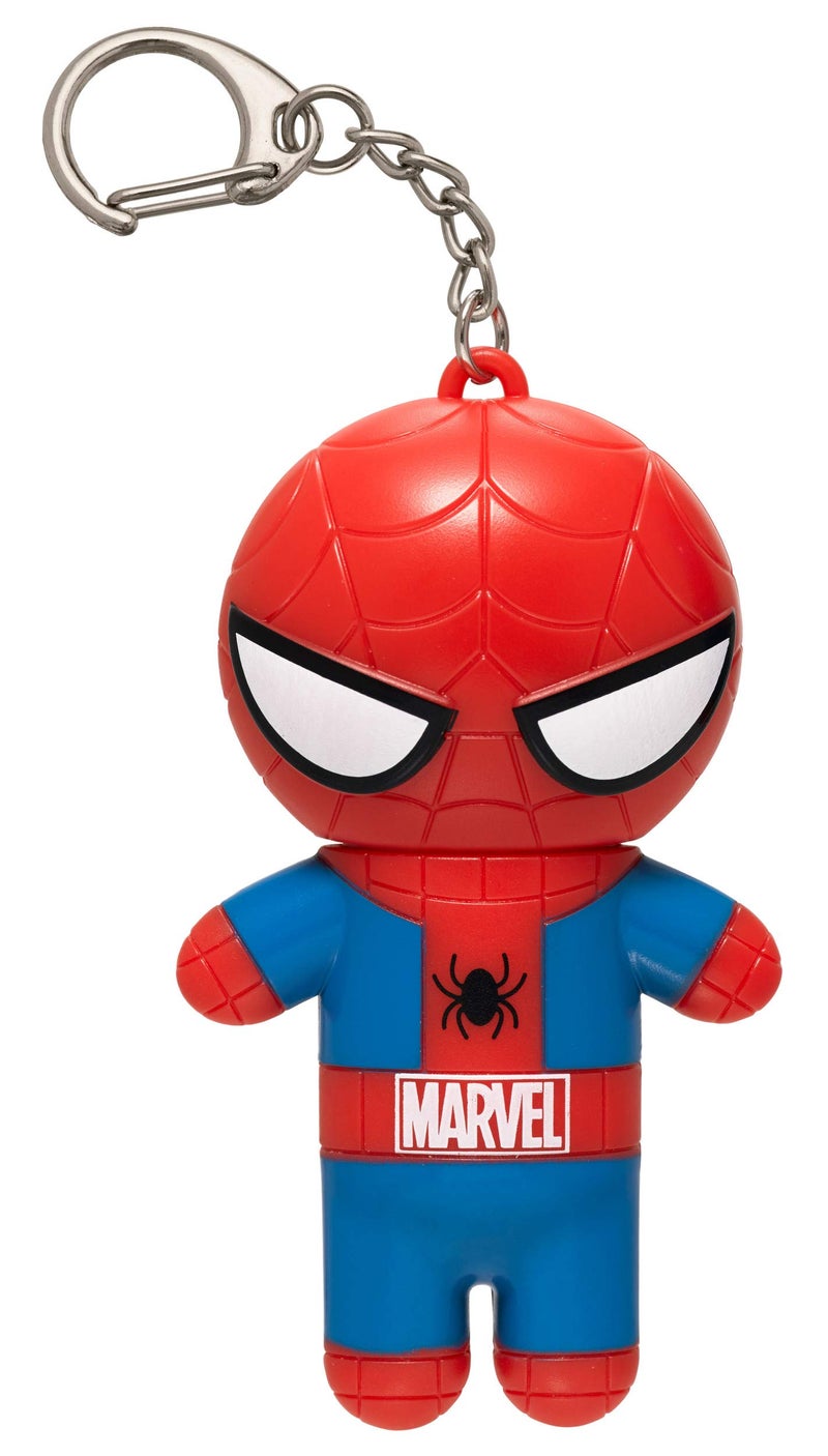 Lip Smacker Marvel Lip Balm Keychain, Clear & Glossy, Fun & Giftable, Cruelty Free - Spiderman - Image 1