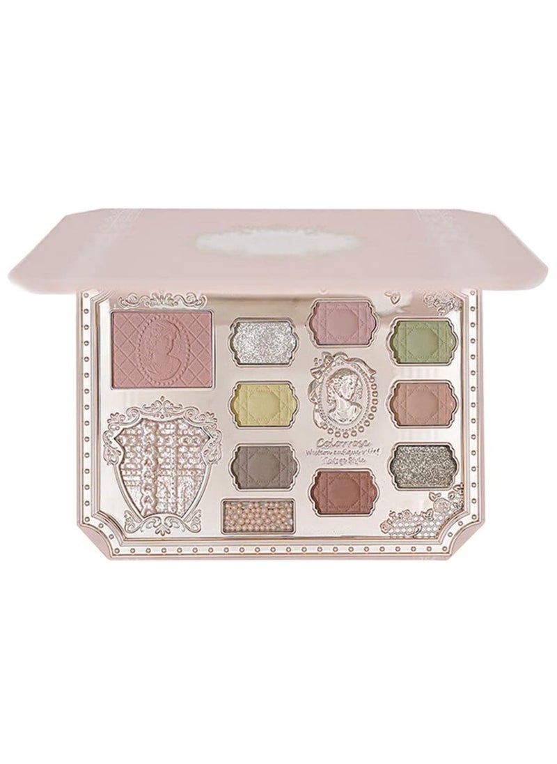 COLORROSE Eyeshadow Palette Eyeshadow Blush Highlight Integrated Palette (1090 Lane Flowers)  - Image 1
