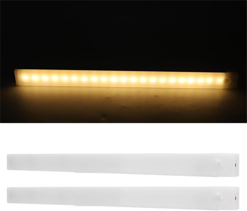 RiToEasysports Under Cabinet LED Light,Energy Saving Rechargeable Motion Sensor Light with USB C Charging for Kitchen Closet Pantry Garage - Image 2