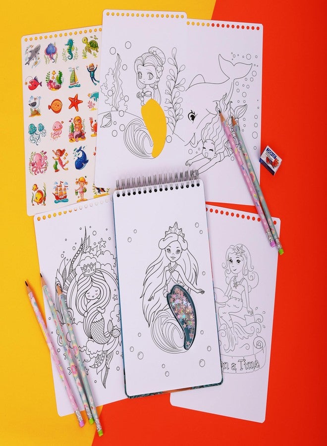 STRIDERS Sparkling Mermaid Activity Set - A Fun and Creative kit for Kids, Perfect for Imaginative Play, Crafting, Enhancing Creativity, fine Motor Skills, and Artistic Fun. - Image 2