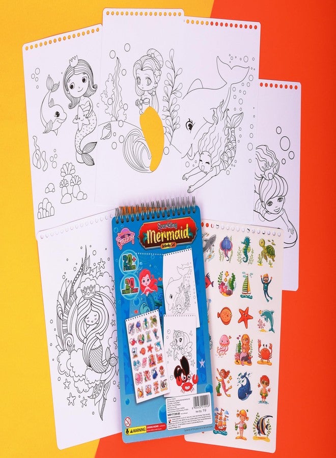 STRIDERS Sparkling Mermaid Activity Set - A Fun and Creative kit for Kids, Perfect for Imaginative Play, Crafting, Enhancing Creativity, fine Motor Skills, and Artistic Fun. - Image 5