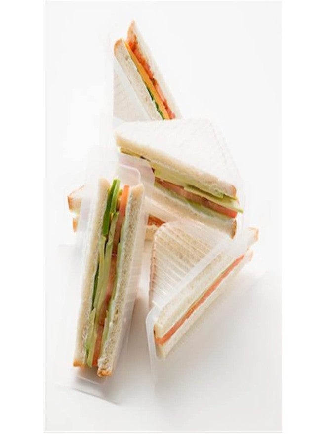 Alpha Basics Plastic Triangle Sandwich Box (Pack of 20) - Image 2