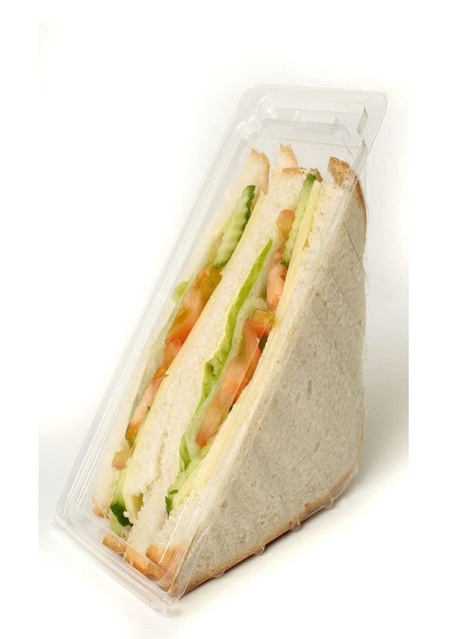 Alpha Basics Plastic Triangle Sandwich Box (Pack of 20) - Image 1