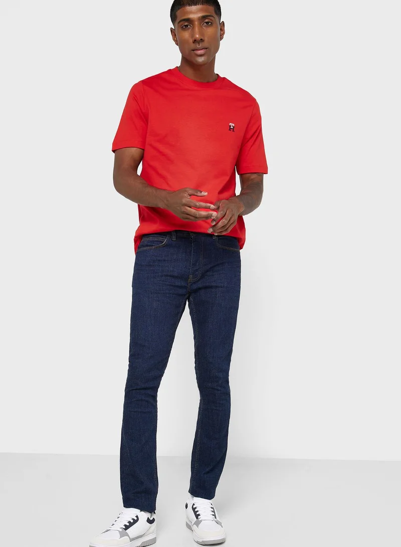 TOMMY HILFIGER Logo Crew Neck T-Shirt