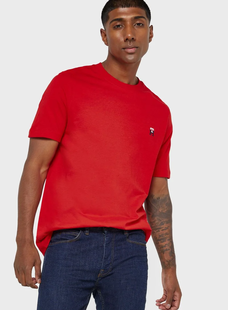 TOMMY HILFIGER Logo Crew Neck T-Shirt