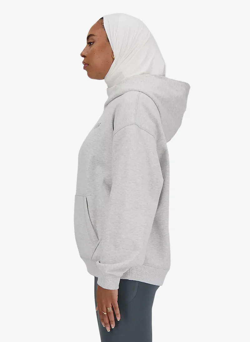 New Balance ASH HEATHER (047) Athletics French Terry Hoodie for Women | Best Price UAE