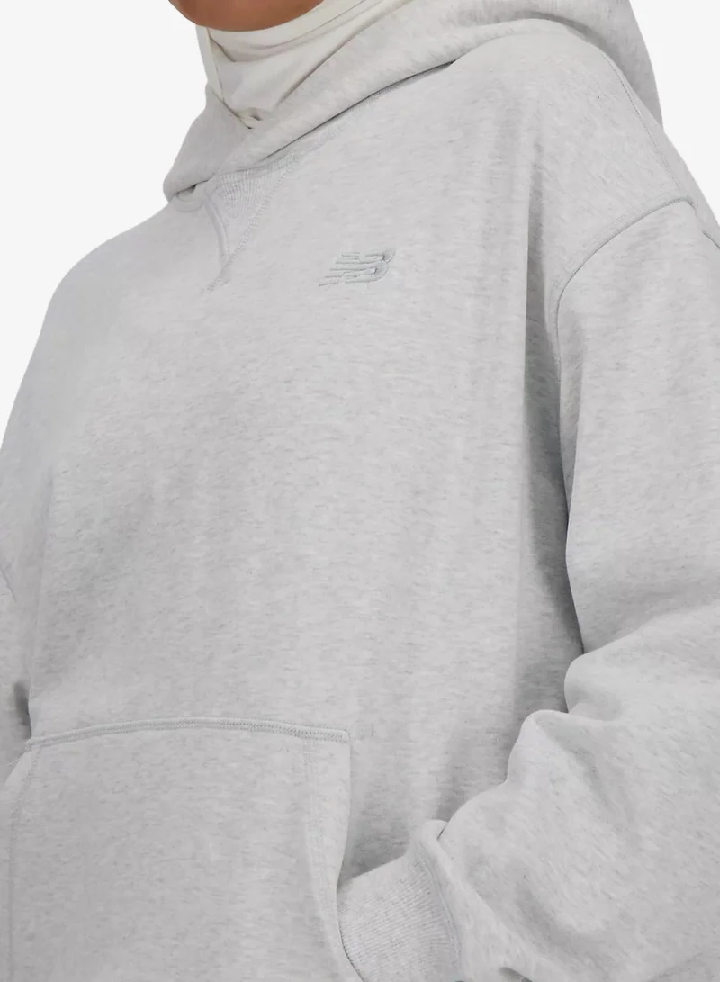 New Balance ASH HEATHER (047) Athletics French Terry Hoodie for Women | Best Price UAE