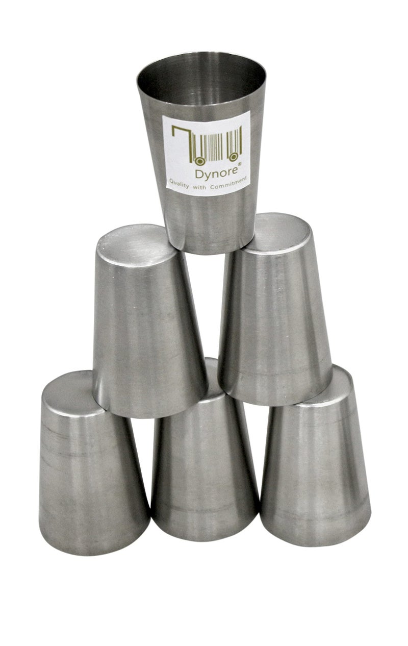 Dynore Stainless Steel Pocket Friendly Bar Set- Cocktail Shaker 500 ml, Bottle Opener, 2- Shot Glass 50 ml, Peg Measure 30/60 ml - Image 5